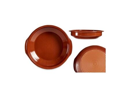 Garnek 0136 Miód Terakota 38 x 7 x 36 cm (6 Sztuk)