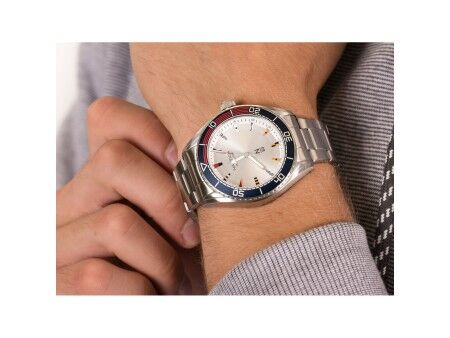 Zegarek Męski Nautica NAPFWS005 Srebrzysty (Ø 44 mm)
