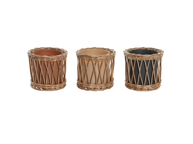 Świeczka Zapachowa DKD Home Decor Tropikalny 270 g (3 Sztuk)