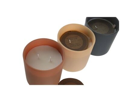 Świeczka Zapachowa DKD Home Decor Tropikalny 270 g (3 Sztuk)