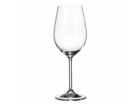 Zestaw kieliszków do wina Bohemia Crystal Clara Biały 350 ml 6 Części (6 Sztuk) (4 Sztuk)