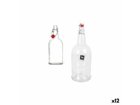 Kryztałowa butelka La Mediterránea 1 L (12 Sztuk)