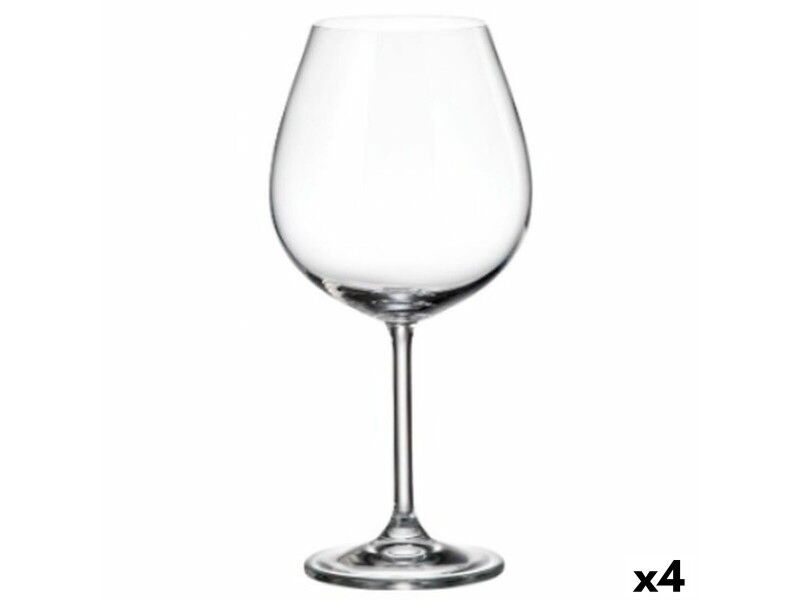 Zestaw kieliszków do wina Bohemia Crystal Clara 650 ml 6 Części (6 Sztuk) (4 Sztuk)