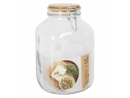 Łódź Borgonovo Primizie Bambus 4,25L 14,5 x 14,5 x 26 cm (6 Sztuk) (4,25 L)