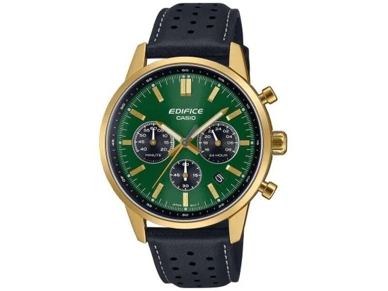 Zegarek Męski Casio STANDARD CHRONOGRAPH GOLD - GREEN (Ø 40,5 mm)