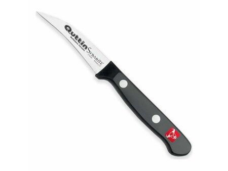Nóż Obierak Quttin Sybarite Czarny Srebrzysty 6,5 cm (24 Sztuk)