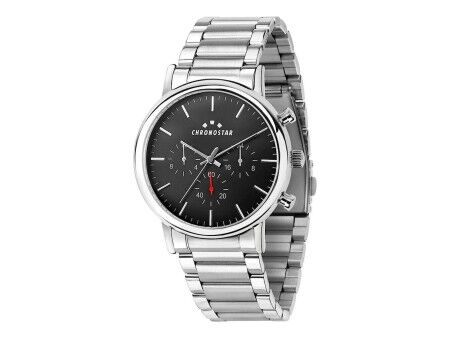 Zegarek Męski Chronostar R3753276005 Czarny Srebrzysty