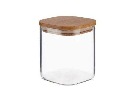 Soik Przezroczysty Bambus Szkło borokrzemowe 880 ml 10,5 x 11,7 x 10,5 cm (12 Sztuk)