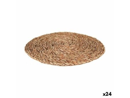 Podkładki na stół Privilege Brązowy wiklinowy Ø 45 cm (24 Sztuk)
