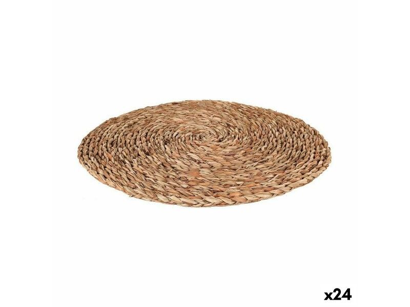 Podkładki na stół Privilege Brązowy wiklinowy Ø 45 cm (24 Sztuk)