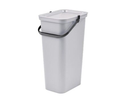 Kosz na śmieci do recyklingu Tontarelli Moda 24 L Biały (6 Sztuk)