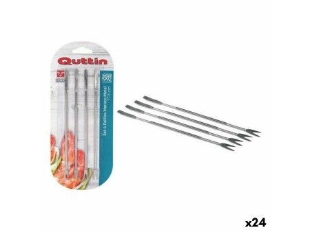 Przybory do Owoców Morza Quttin Metal 4 Części (4 pcs)