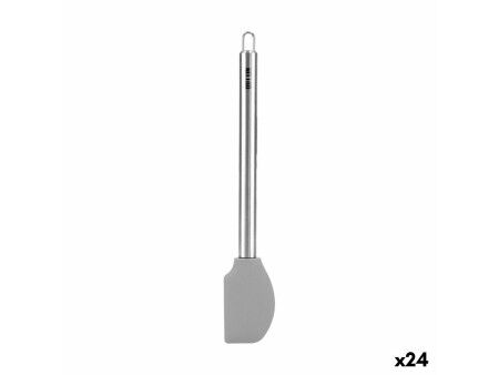 Łopatka metalowa Quttin Silikon Stal nierdzewna Stal 32,7 x 5,3 cm (24 Sztuk)