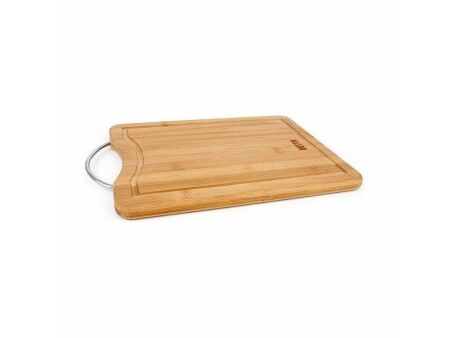 Deska do krojenia Quttin Brązowy Srebrzysty Metal Bambus 27 x 20 x 1,5 cm (12 Sztuk)