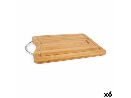 Deska do krojenia Quttin Brązowy Srebrzysty Bambus 39,5 x 30 x 1,5 cm (6 Sztuk)