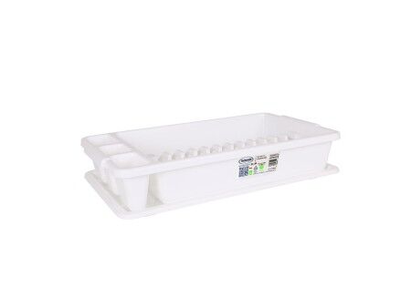 Ociekacz do Naczyń Tontarelli Scola Plastikowy Biały 45 x 26 x 8,5 cm (12 Sztuk)