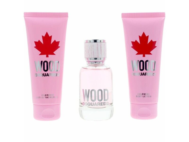Zestaw Perfum dla Kobiet Dsquared2 WOOD POUR FEMME 3 Części