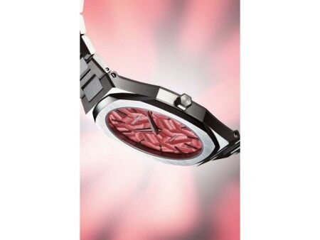 Zegarek Męski D1 Milano ULTRA THIN BARN RED Czarny Srebrzysty (Ø 40 mm)