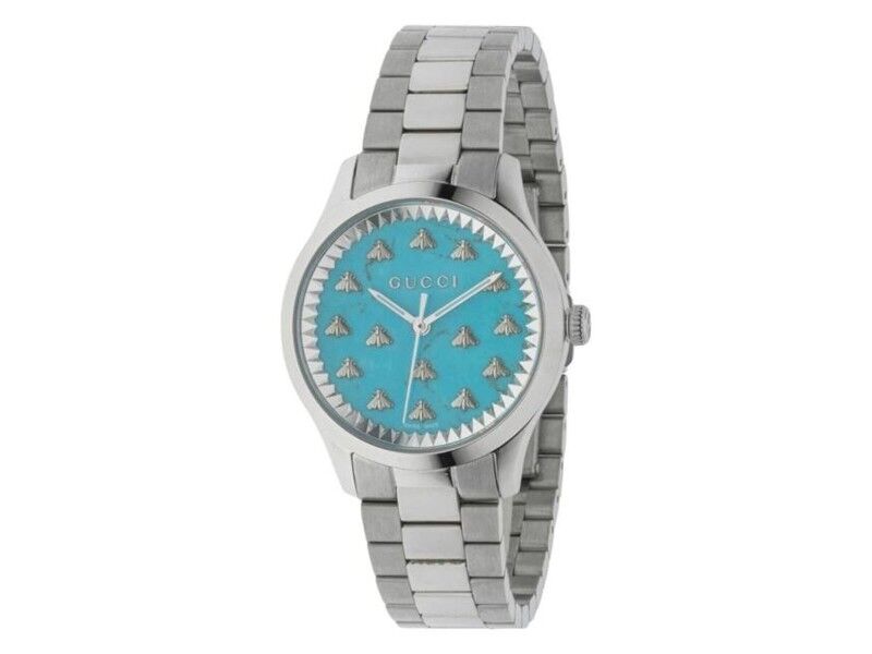 Zegarek Damski Gucci G-TIMELESS MULTIBEE Srebrzysty