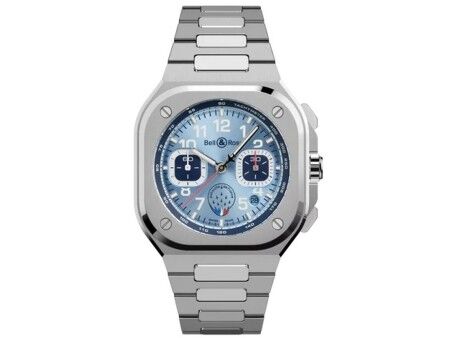 Zegarek Męski Bell & Ross BR05C-PAF-ST_SST Srebrzysty