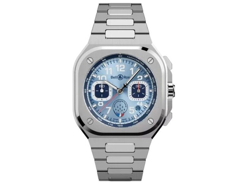 Zegarek Męski Bell & Ross BR05C-PAF-ST_SST Srebrzysty