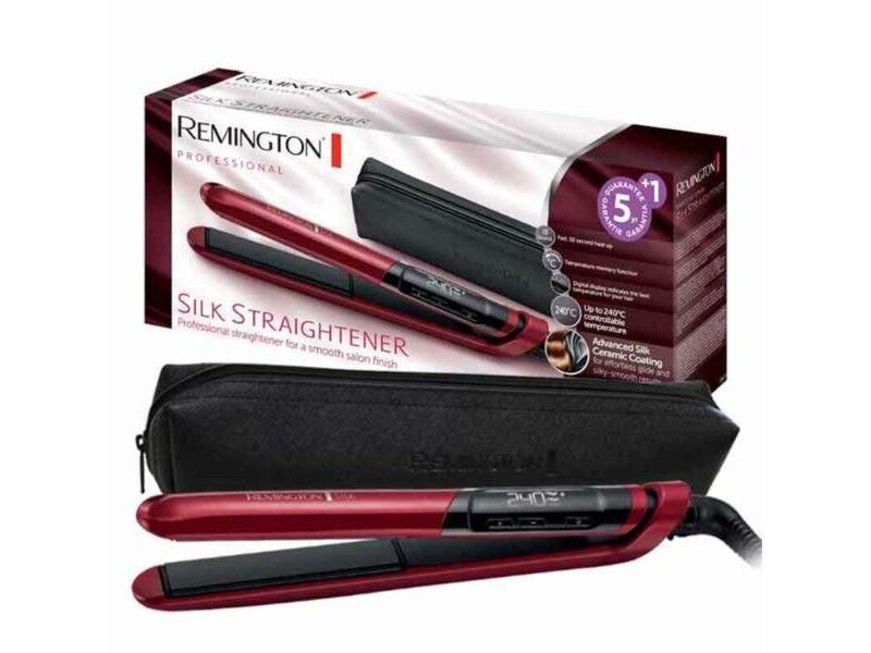 Prostownica Remington Silk Straightener 110 mm Czerwony Czarny