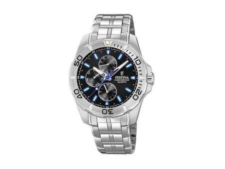 Zegarek Męski Festina F20445/6 Czarny Srebrzysty
