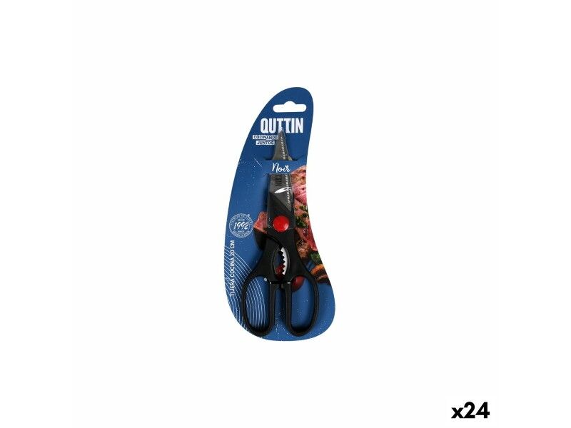 Nożyczki kuchenne Quttin Noir 20 cm 21 x 8 x 1 cm (24 Sztuk)