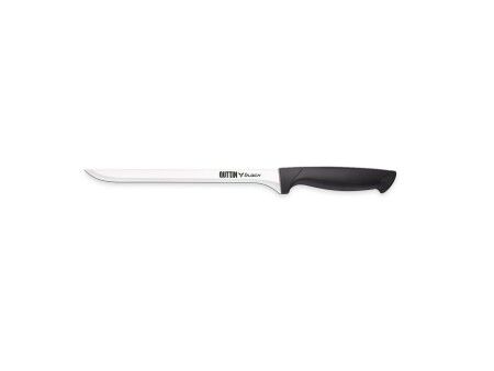 Nóż do Szynki Quttin Black Czarny Srebrzysty 22 cm (36 Sztuk)