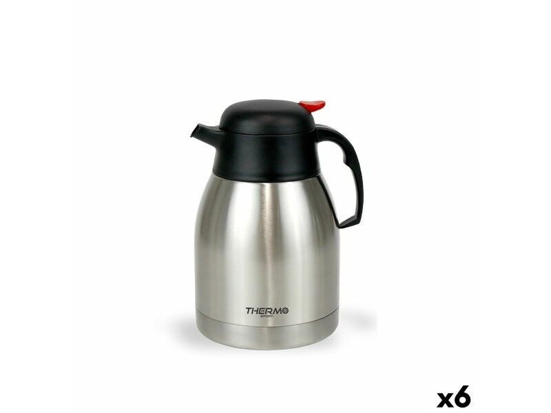 Dzbanek Termiczny ThermoSport Stal nierdzewna 1,5 L Przycisk (6 Sztuk)