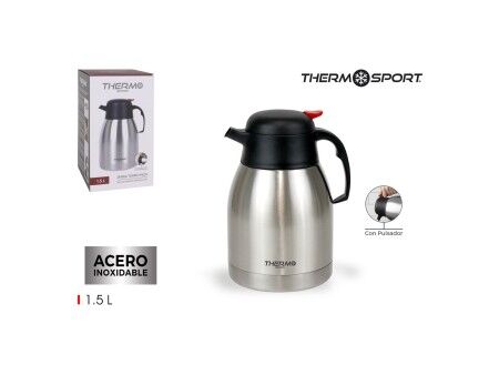 Dzbanek Termiczny ThermoSport Stal nierdzewna 1,5 L Przycisk (6 Sztuk)