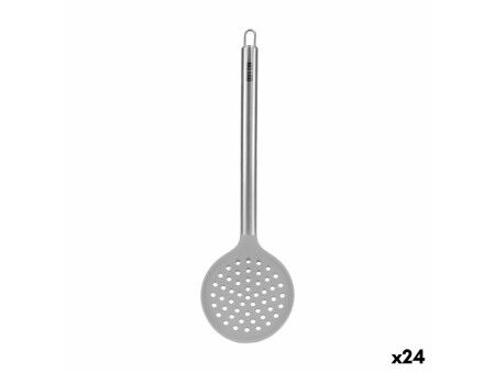 Łyżka cedzakowa Quttin Silikon Stal 35 x 10,9 cm (24 Sztuk)