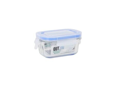 Pojemnik na Lunch Inde Quttin Prostokątny 120 ml 11 x 8 x 5,1 cm (24 Sztuk)