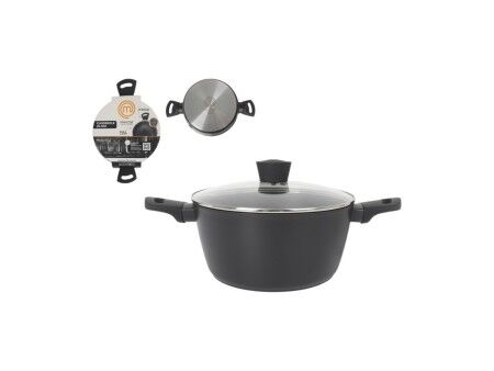 Garnek z Pokrywką MasterChef 24 cm (4 Sztuk)