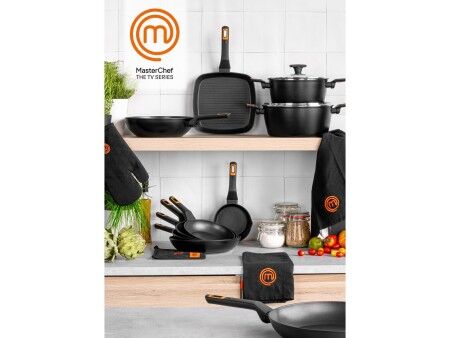Zestaw Patelni MasterChef 2,5 mm (4 Sztuk)