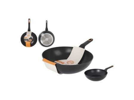 Patelnia Wok MasterChef 28 cm (6 Sztuk)