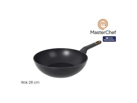 Patelnia Wok MasterChef 28 cm (6 Sztuk)