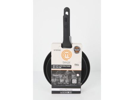 Zestaw Patelni MasterChef 24 cm 20 cm (4 Sztuk)