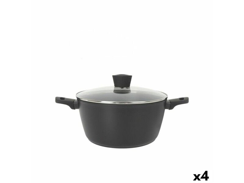 Garnek z Pokrywką MasterChef 28 cm (4 Sztuk)