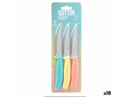 Nóż kuchenny Quttin Basic 11 cm 3 Części (18 Sztuk)
