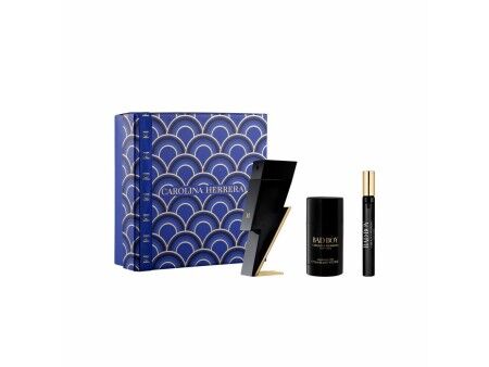 Zestaw Perfum dla Mężczyzn Carolina Herrera Bad Boy EDT 3 Części
