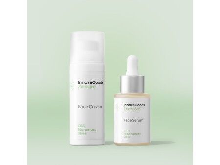 Podwójny Zestaw Nawilżający do Twarzy CBD InnovaGoods