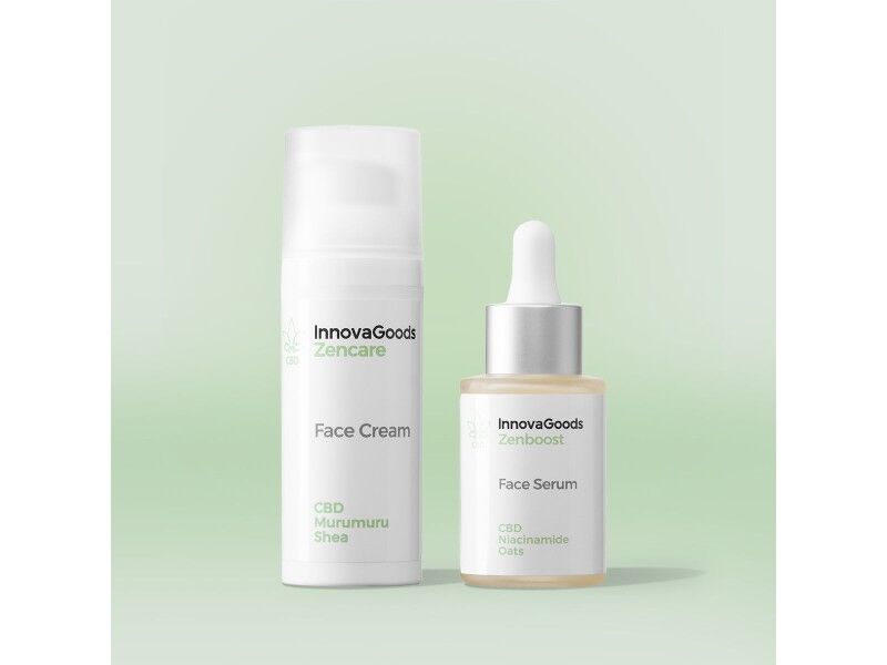 Podwójny Zestaw Nawilżający do Twarzy CBD InnovaGoods