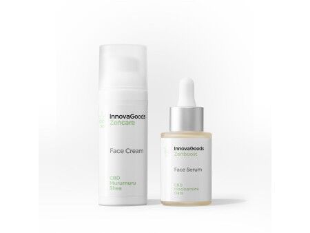 Podwójny Zestaw Nawilżający do Twarzy CBD InnovaGoods