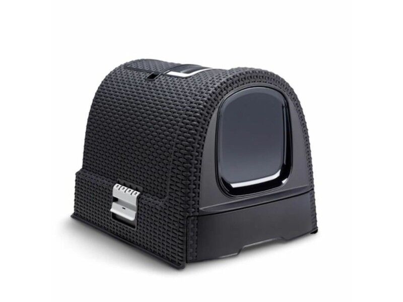 Kuweta dla Kotów Curver Antracyt 51 x 38,5 x 39,5 cm Plastikowy (Plastikowy)