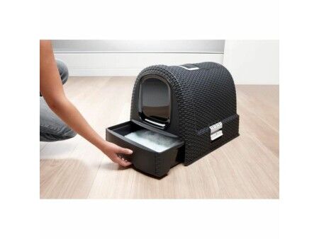 Kuweta dla Kotów Curver Antracyt 51 x 38,5 x 39,5 cm Plastikowy (Plastikowy)