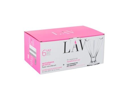 Zestaw kubków LAV Lily 250 ml 6 Części (4 Sztuk)