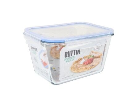 Pojemnik na Lunch Quttin Prostokątny 2,35 L (6 Sztuk)