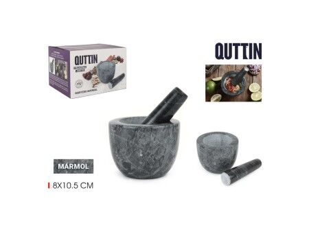 Moździerz kuchenny Quttin Granit 10 x 10 x 8 cm (12 Sztuk)