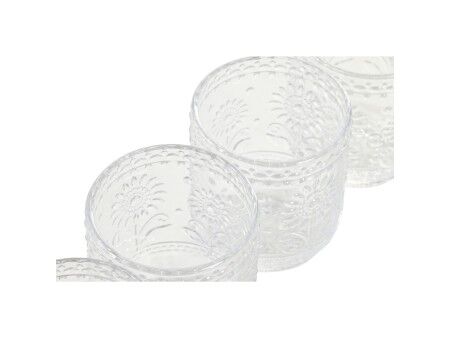 Zestaw kieliszków Home ESPRIT Przezroczysty Szkło Z reliefem 360 ml (6 Sztuk)
